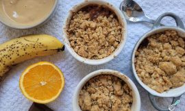 Crumble de Banana com Chocolate: O Segredo da Sobremesa Crocante