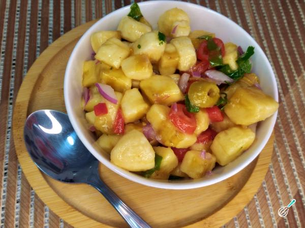 Vinagrete de Banana-da-Terra: O Segredo Agridoce para Churrasco