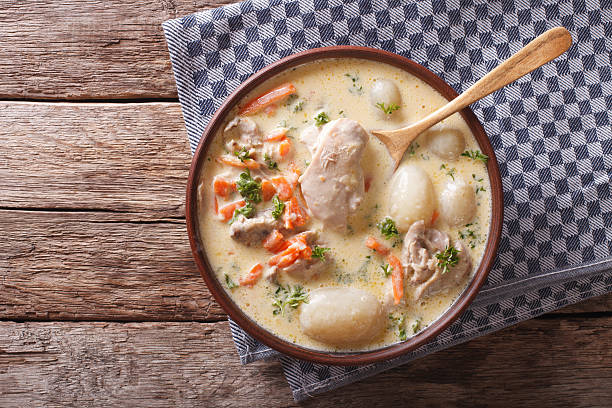 Frango com Sopa de Cebola Cremoso que Derrete na Boca