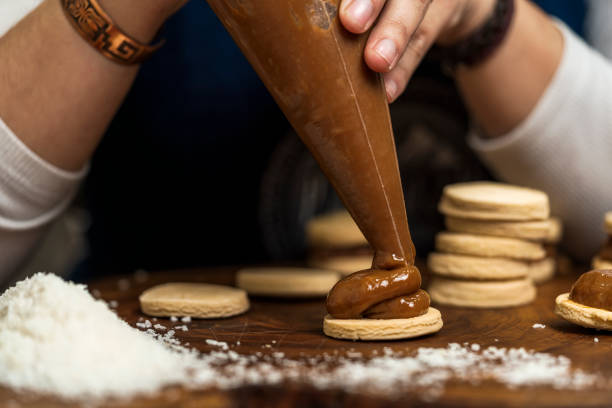 Alfajor de Doce de Leite Cremoso que Desmancha na Boca Alfajor de Doce de Leite Cremoso que Desmancha na Boca