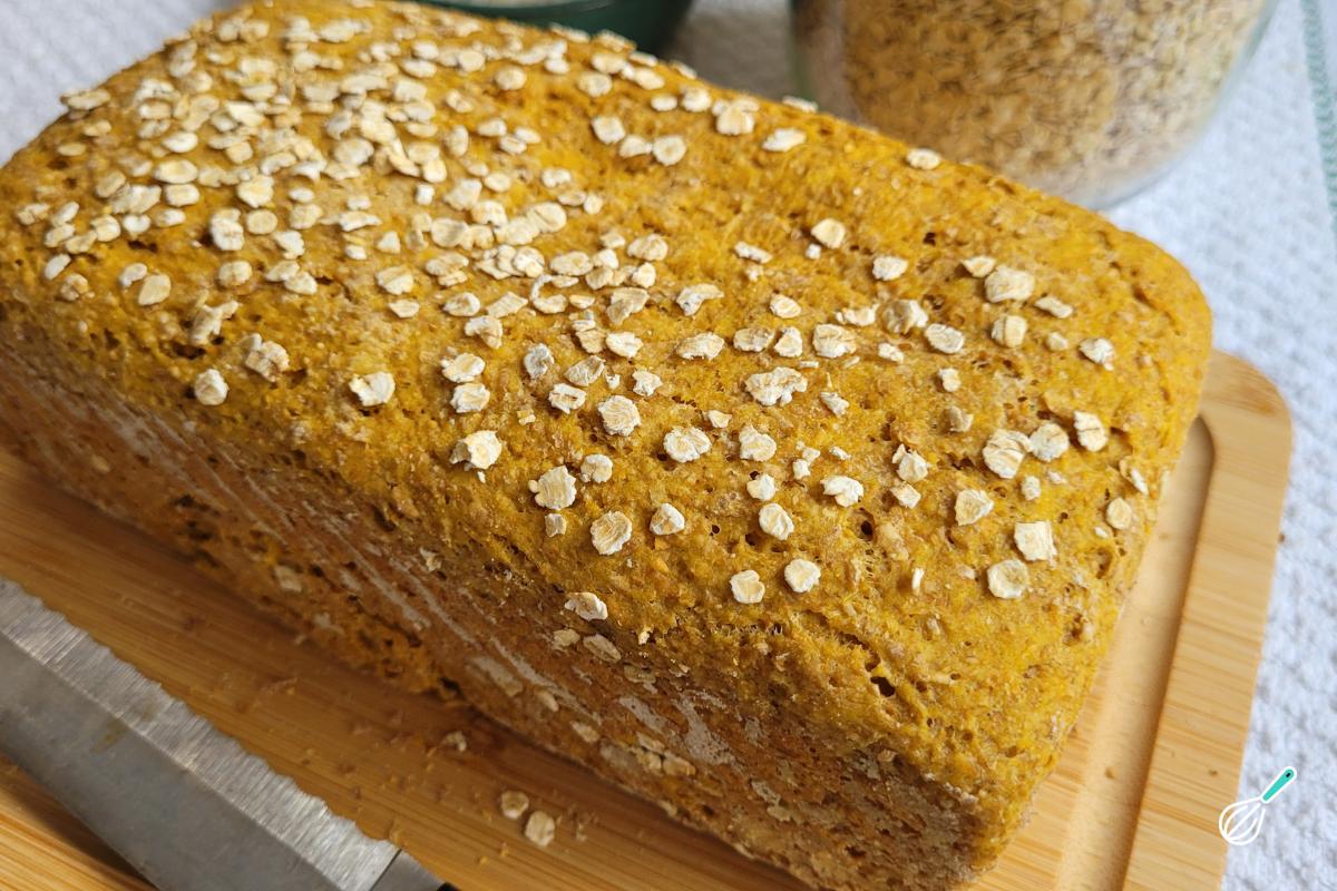 Pão de Cenoura e Aveia Fofinho e Nutritivo