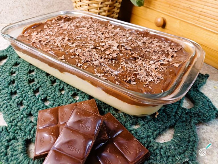 Pavê Cremoso Chocolate Branco e Preto