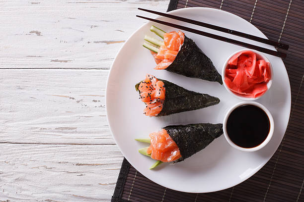 Temaki de Salmão Perfeito: Segredo do Arroz Soltinho Igualzinho Temaki de Salmão Perfeito: Segredo do Arroz Soltinho Igualzinho