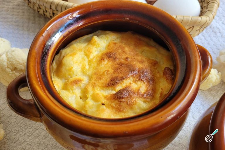 Receita Suflê Couve-flor Cremoso: Leve e Saboroso