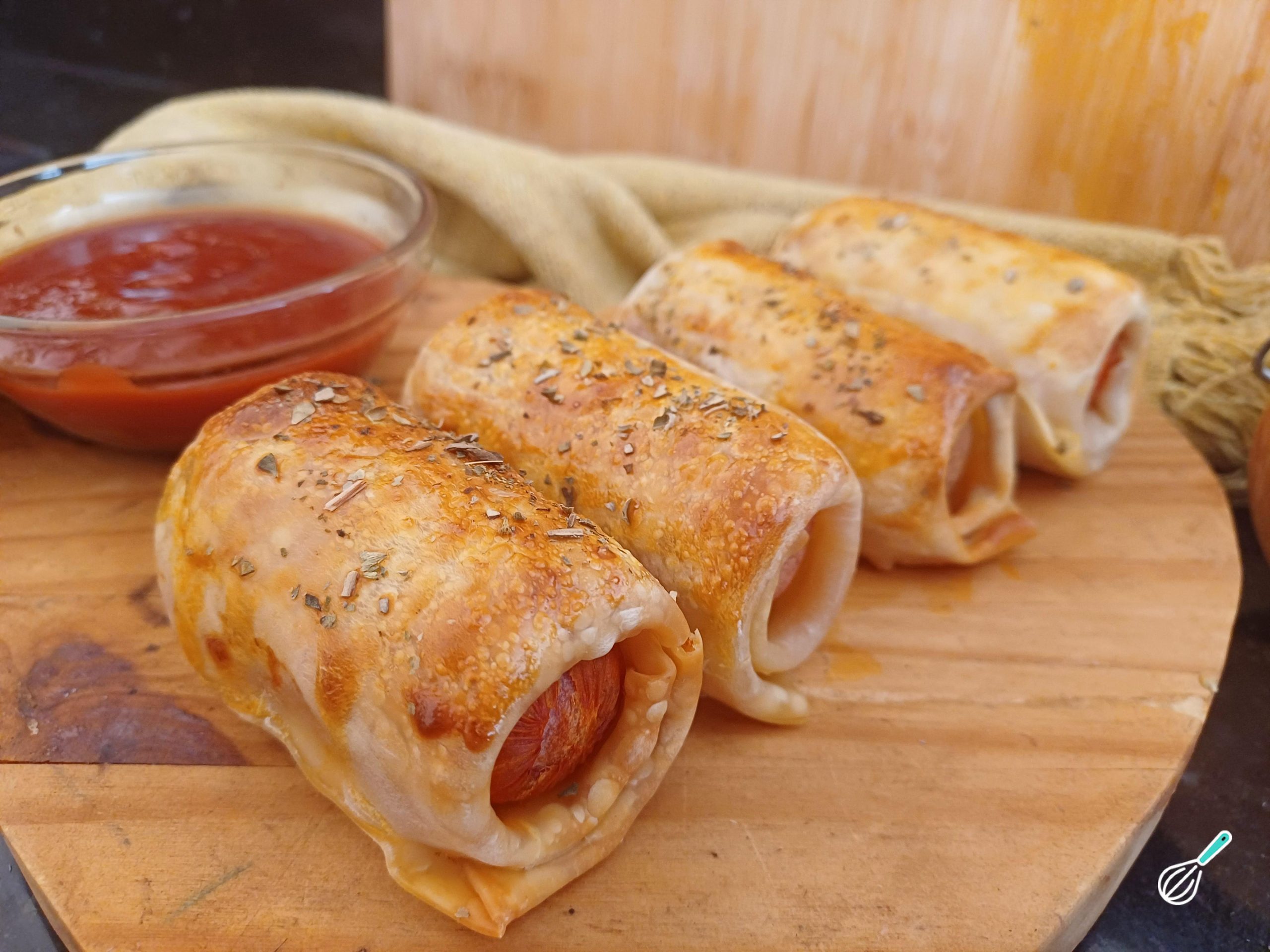 Air Fryer: Enroladinhos Salsicha Crocantes Air Fryer: Enroladinhos Salsicha Crocantes