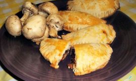 Pastel Assado Cogumelos: Delícia Veggie