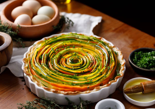 Torta de Legumes com Alfafa: O Truque para uma Massa Leve e Torta de Legumes com Alfafa: O Truque para uma Massa Leve e