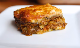 Moussaka Grega Autêntica: O Segredo da Berinjela Sem Amargor