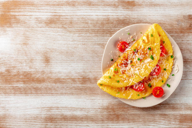 Omelete Suflê com Molho de Queijo: O Segredo para Ficar Leve e