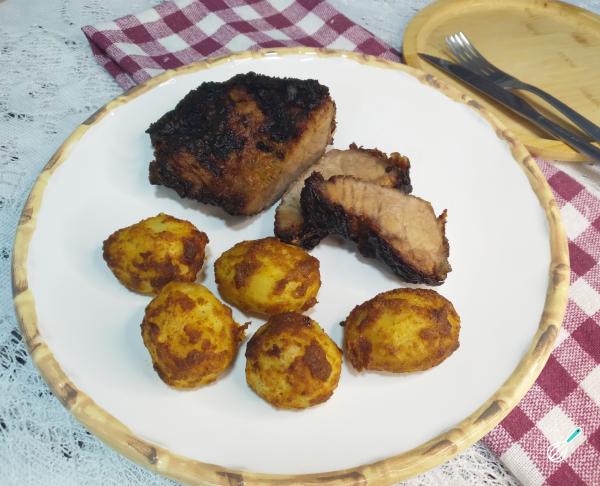 Cupim na Air Fryer com Batatas: O Segredo da Carne que Desmancha