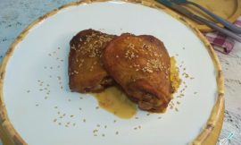 Frango Agridoce Shoyu e Mel: Assado Perfeito