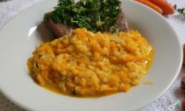 Risoto cremoso de cenoura receita prática