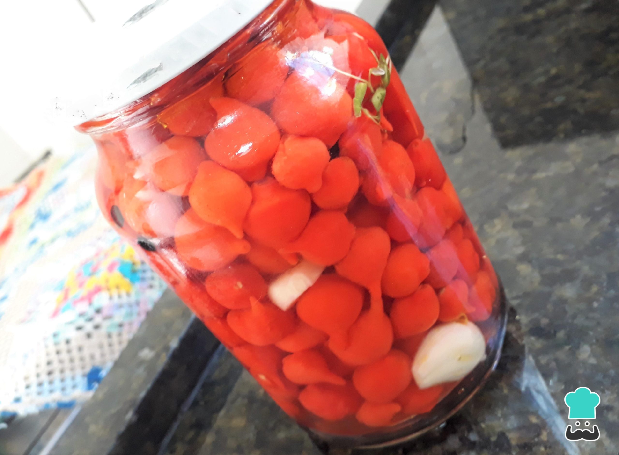 Conserva Pimenta Biquinho Caseira e Saborosa Conserva Pimenta Biquinho Caseira e Saborosa