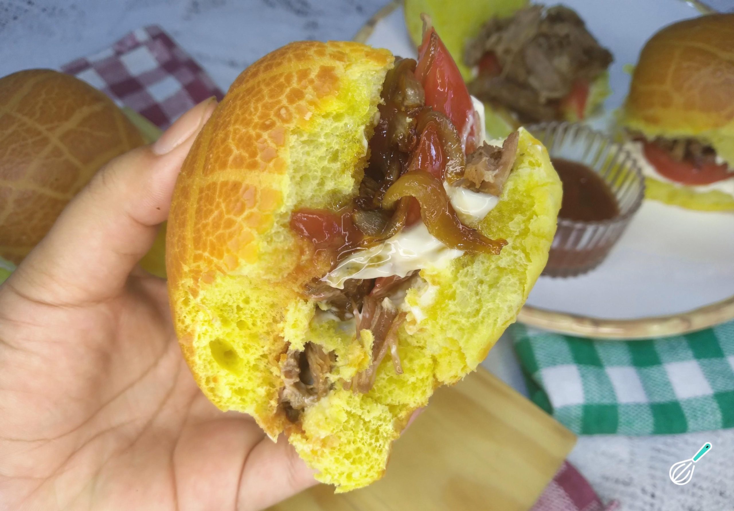 Lanche Costela Desfiada Delicioso