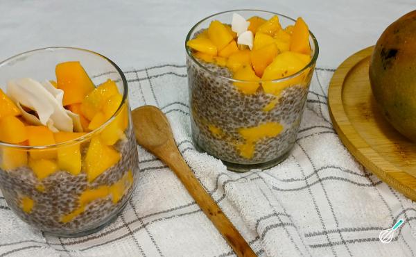 Pudim de Chia com Manga Cremoso: A Sobremesa Leve que Salva a Pudim de Chia com Manga Cremoso: A Sobremesa Leve que Salva a