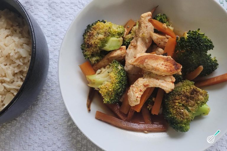 Frango brócolis receita simples shoyu