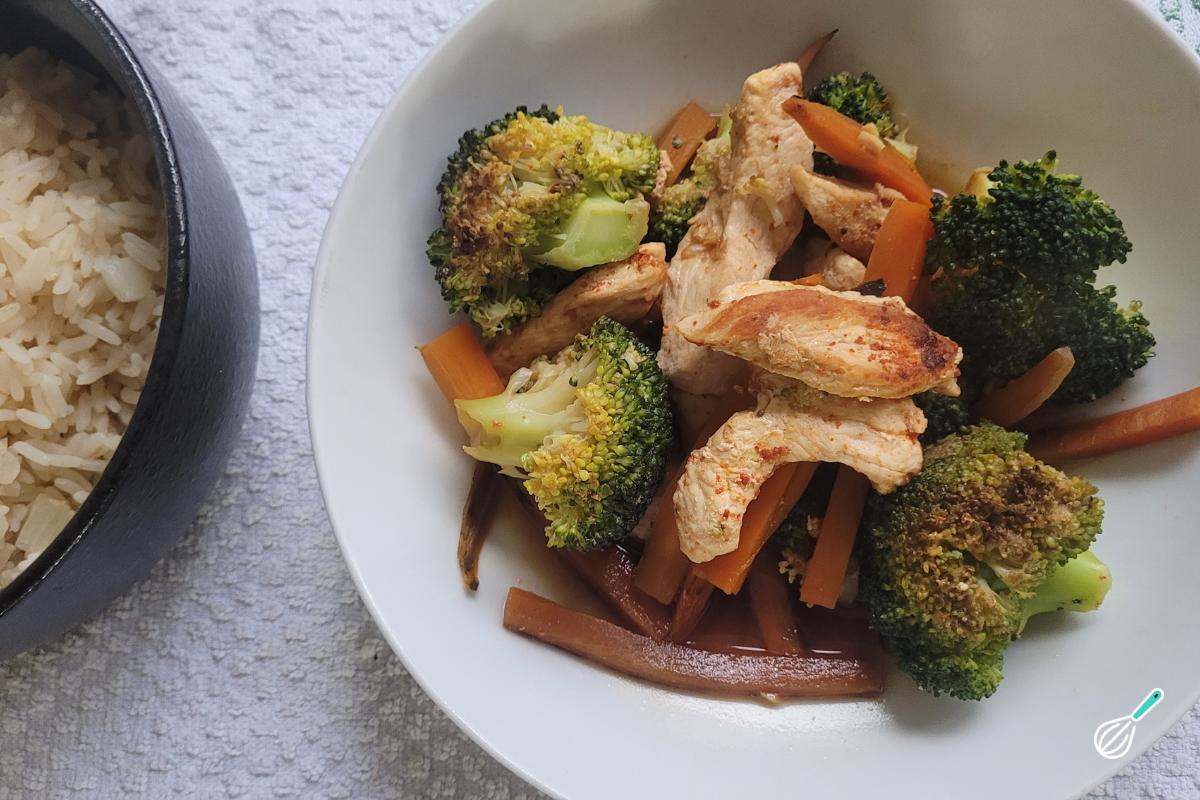 Frango brócolis receita simples shoyu