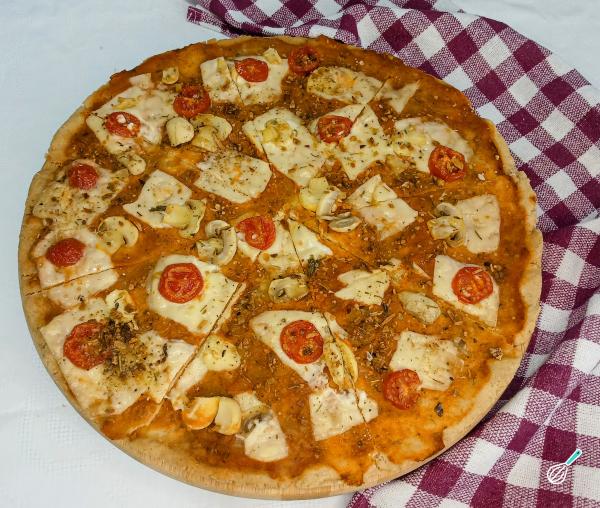 Pizza de Aveia: O truque da massa leve que não precisa descansar Pizza de Aveia: O truque da massa leve que não precisa descansar