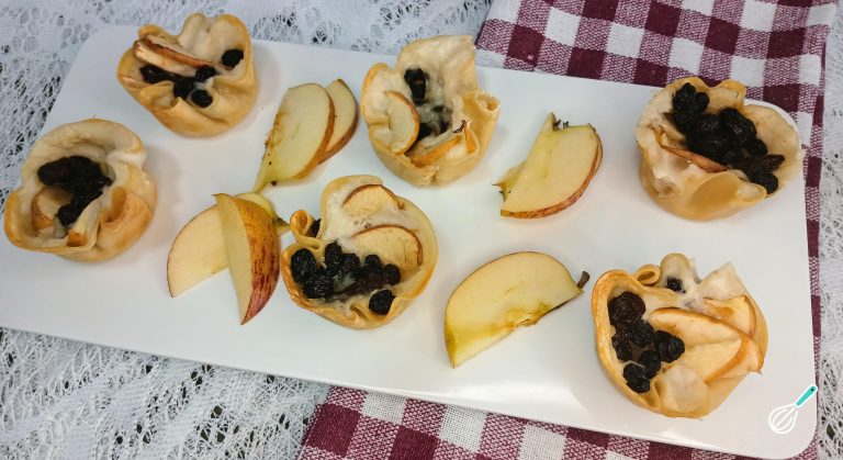 Cestinhas de Pastel com Maçã Doce: Fácil e Crocante!