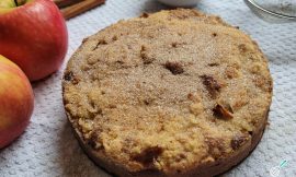 Cuca Maçã Farofa Crocante Deliciosa