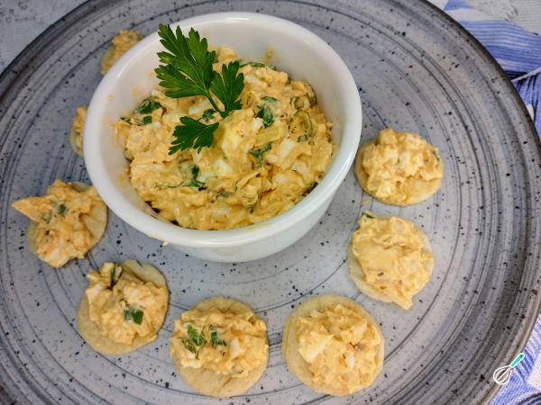 Pasta de Ovos Cremosa para Lanche Rápido Pasta de Ovos Cremosa para Lanche Rápido