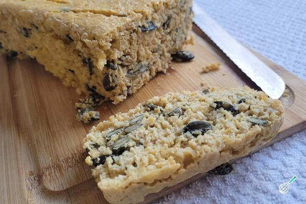 Pão Proteico de Grão de Bico: Massa Fofa Sem Glúten