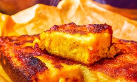 Sopa Paraguaia Tradicional com Flocos Milho