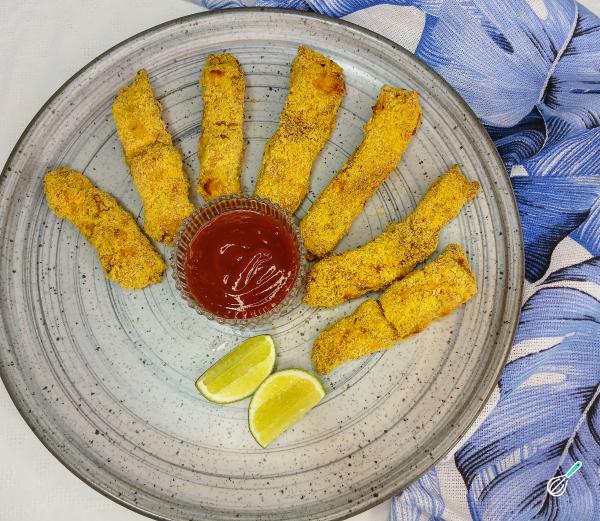 Iscas de Peixe na Air Fryer com Casquinha Super Crocante