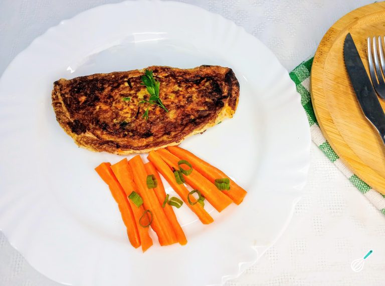 Omelete de Claras com Vegetais