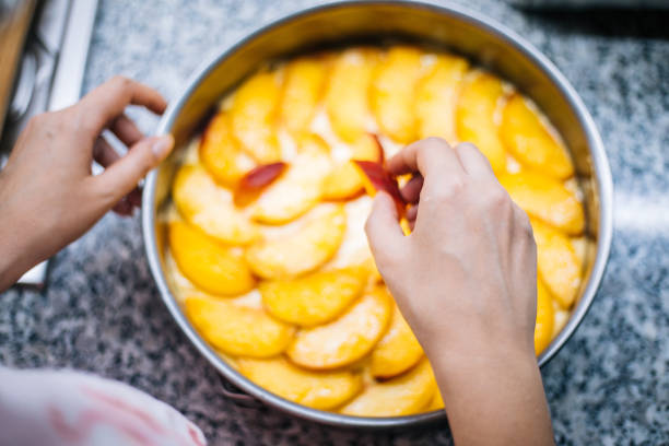 Bolo de Pêssego: O Segredo da Massa Leve que Derrete na Boca