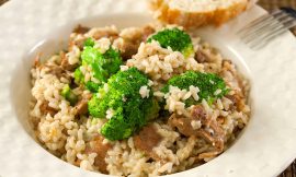 Risoto com Linguiça e Brócolis Cremoso: Segredo de Restaurante