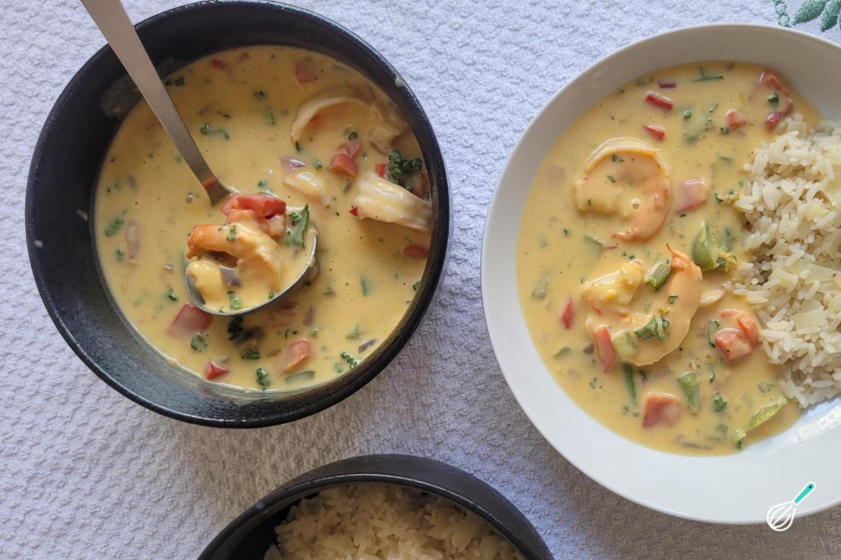 Camarão Cremoso Batata Simples