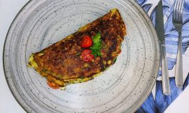 Omelete Espinafre Tomate: Receita Simples