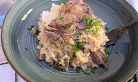 Risoto de Filé Mignon e Parmesão Cremoso
