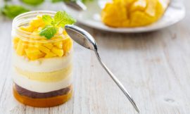 Terrine de Manga com Chocolate Branco: Sobremesa Tropical