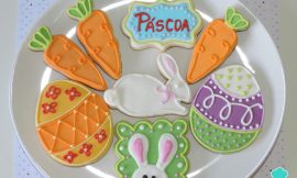 Biscoitos Amanteigados de Páscoa Decorados