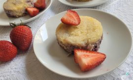 Pudim de Arroz Mirtilo: Receita Simples