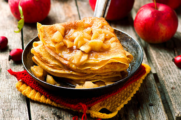 Crepe de Maçã com Nozes: O Segredo da Massa Leve que não Pesa