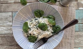 Risoto Espinafre: Prato Chef Caseiro