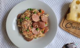 Arroz Cremoso com Linguiça: Rápido e Delicioso
