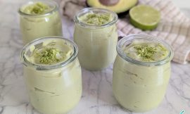 Mousse de Abacate e Limão: Leve e Refrescante
