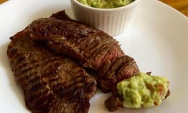 Picanha no Grill com Creme de Abacate Colombiano