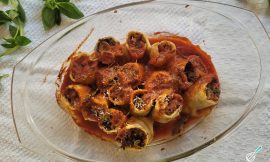 Rondelli de Carne Moída Molho Caseiro