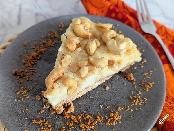 Receita: Torta Cremosa de Castanha de Caju Caramelizada