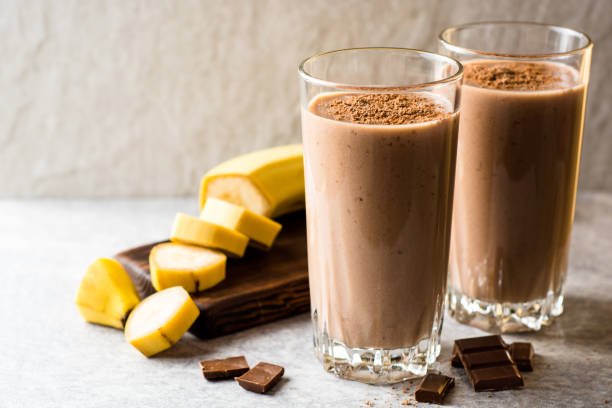 Milk Shake de Pêra com Chocolate Refrescante e Cremoso