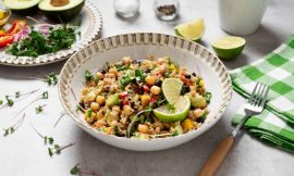 Salada Colorida com Grão-de-bico: Fácil e Saudável