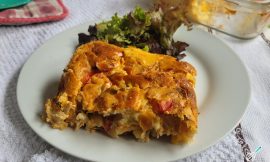 Torta de Frango e Palmito Expressa no Liquidificador