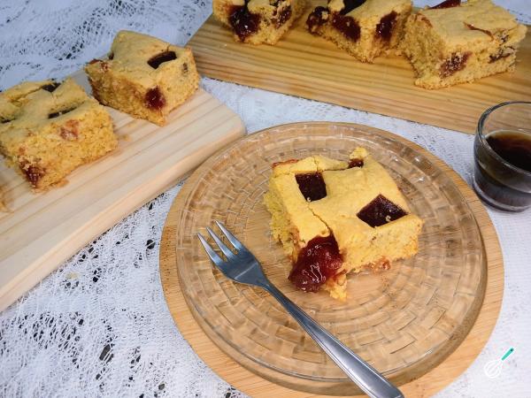Bolo Cremoso Milho Goiabada: Sabor de Fazenda Sem Glúten