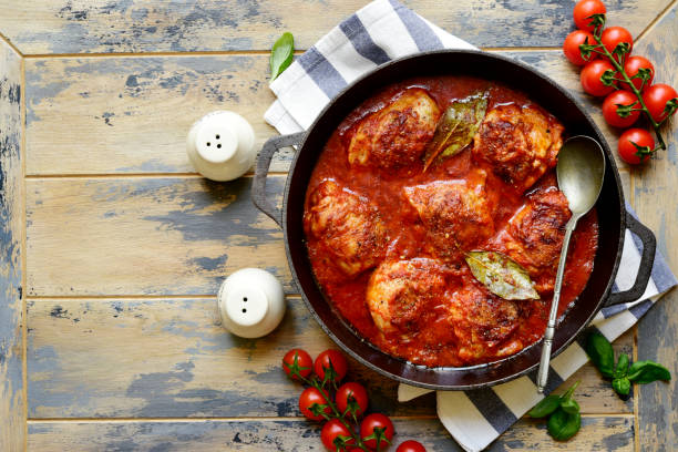 Frango Clássico ao Molho de Vinho Tinto Sofisticado