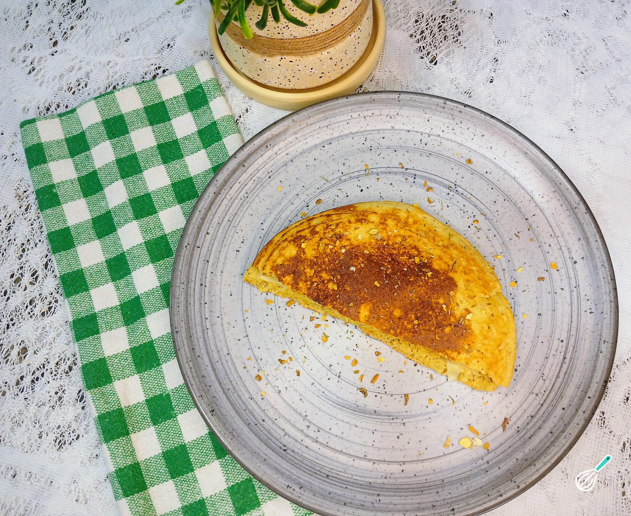 Pão de Frigideira Low Carb de Amêndoas Rápido Pão de Frigideira Low Carb de Amêndoas Rápido